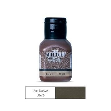 Artdeco 25ml Acı Kahve Akrilik Boya