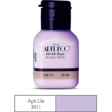 Artdeco 25ml Açık Lila Akrilik Boya