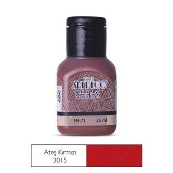 Artdeco 25ml Ateş Kırmızı Akrilik Boya