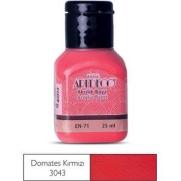 Artdeco 25ml Domates Kırmızı Akrilik Boya