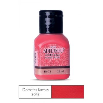 Artdeco 25ml Domates Kırmızı Akrilik Boya