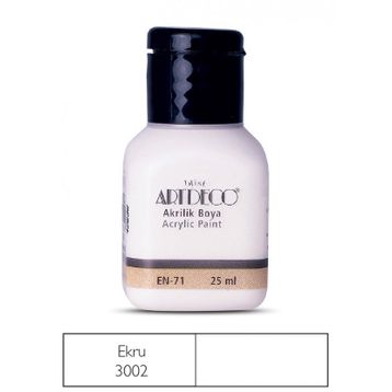 Artdeco 25ml Ekru Akrilik Boya