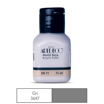 Artdeco 25ml Gri Akrilik Boya