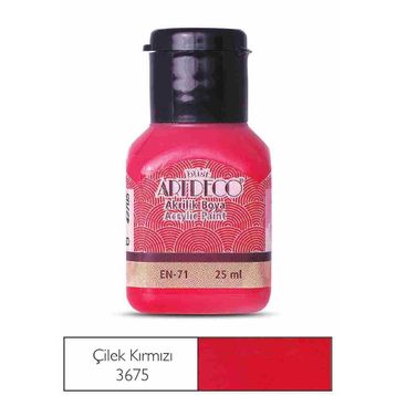 Artdeco 25ml Kırmızı Akrilik Boya