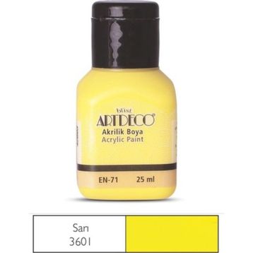 Artdeco 25ml Limon Sarı Akrilik Boya