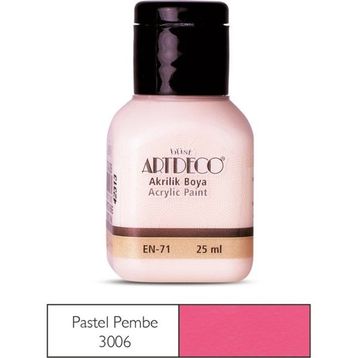 Artdeco 25ml Pastel Pembe Akrilik Boya