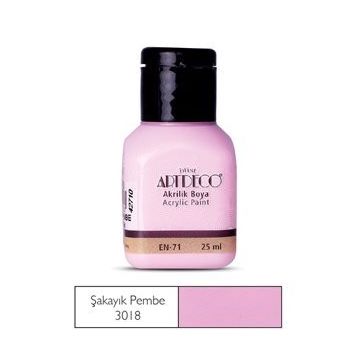 Artdeco 25ml Şakayık Pembe Akrilik Boya