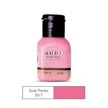 Artdeco 25ml Sıcak Pembe Akrilik Boya