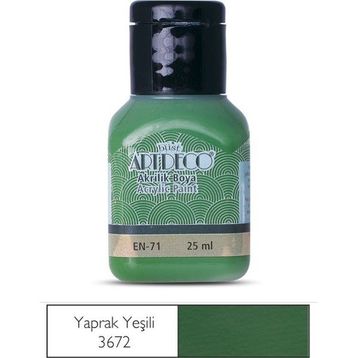 Artdeco 25ml Yaprak Yeşili Akrilik Boya
