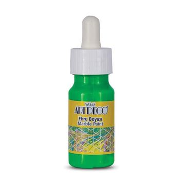 Artdeco 30 ml Neon Yeşil Ebru Boyası