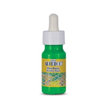 Artdeco 30 ml Neon Yeşil Ebru Boyası