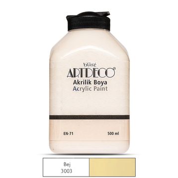 Artdeco 3003 500 ml Bej Akrilik Ahşap Boyası