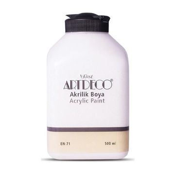 Artdeco 3008 500 ml Koton Beyaz - Krem Rengi Akrilik Ahşap Boyası
