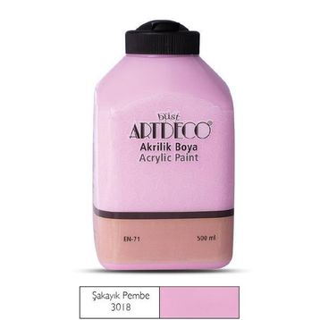 Artdeco 3018 500 ml Şakayık Pembe Akrilik Ahşap Boyası