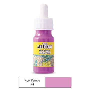 Artdeco 30ml Açık Pembe Ebru Boyası