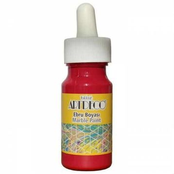 Artdeco 30ml Kırmızı 016B-05 Ebru Boyası
