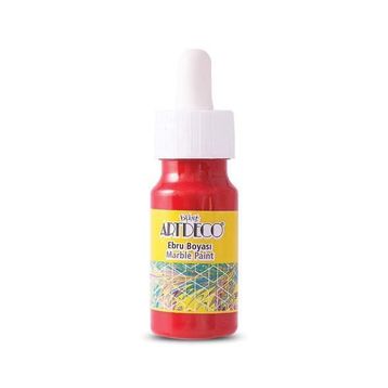 Artdeco 30ml Kırmızı No:05 Hazır Ebru Boyası