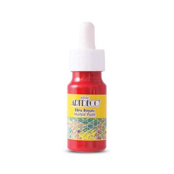 Artdeco 30ml Kırmızı No:05 Hazır Ebru Boyası