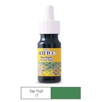 Artdeco 30ml Sap Yeşili Ebru Boyası