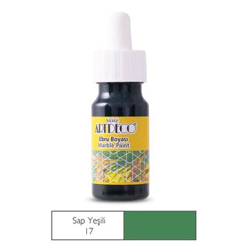 Artdeco 30ml Sap Yeşili Ebru Boyası