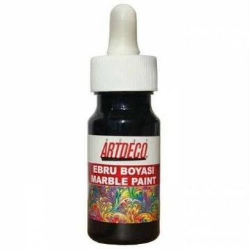 Artdeco 30ml Siyah 016B-18 Ebru Boyası