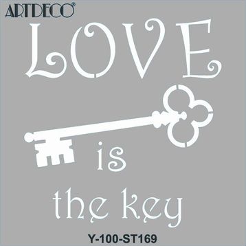 Artdeco 30x30 cm Anahtarlar 169 Stencil