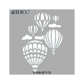 Artdeco 30x30 cm Balonlar 173 Stencil
