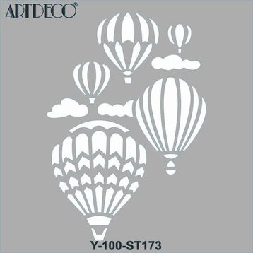 Artdeco 30x30 cm Balonlar 173 Stencil
