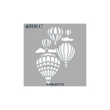 Artdeco 30x30 cm Balonlar 173 Stencil