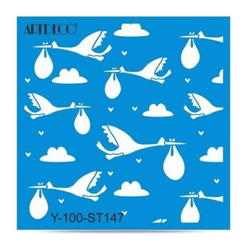 Artdeco 30x30 cm Leylekler 147 Stencil