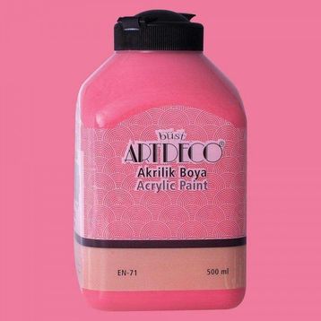 Artdeco 3604 Pembe 500 ml Akrilik Boya