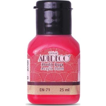 Artdeco 3675 25 ml Çilek Kırmızı Akrilik Boya