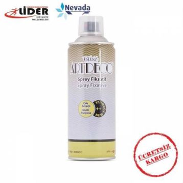 Artdeco 400ml Parlak Gloss Su Bazlı Sprey Vernik