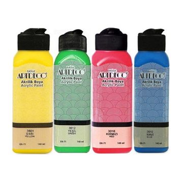 Artdeco 4’lü 140 ml Akrilik Boya Seti