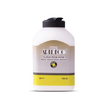 Artdeco 500 ml Su Bazlı Ekstra Parlak Vernik