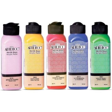 Artdeco 5’li 140 ml Akrilik Boya Seti