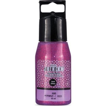 Artdeco 60 ml Kırmızı Simli Boyutlu Boya