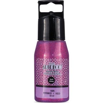 Artdeco 60 ml Kırmızı Simli Boyutlu Boya