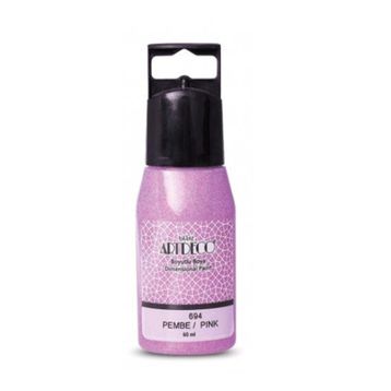 Artdeco 694 Pembe Simli Boncuk Boya