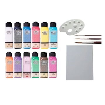 Artdeco Akrilik Boya ,fırça,tuval Ve Palet Set PRA-1560697-1399