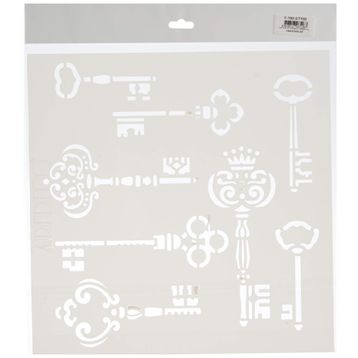 Artdeco Anahtarlar 159 30x30 cm Stencil