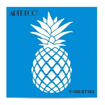 Artdeco Ananas 163 30x30 cm Stencil