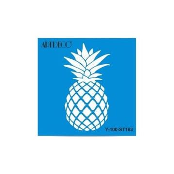 Artdeco Ananas 163 30x30 cm Stencil