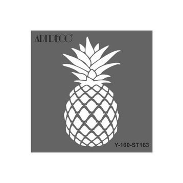 Artdeco Ananas 163 30x30 cm Stencil