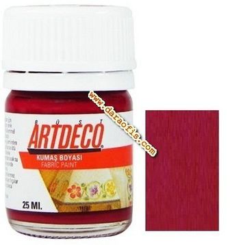 Artdeco Bordo 25 ml Kumaş Boyası