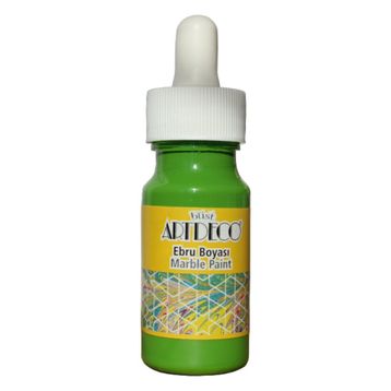 Artdeco Damlalıklı 30ml Fıstık Yeşili Ebru Boyası