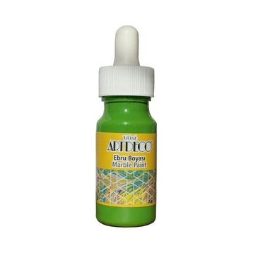 Artdeco Damlalıklı 30ml Fıstık Yeşili Ebru Boyası