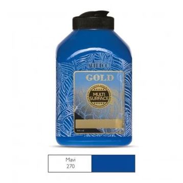 Artdeco Gold 270 Mavi Multi Surface 500 ml Akrilik Boya