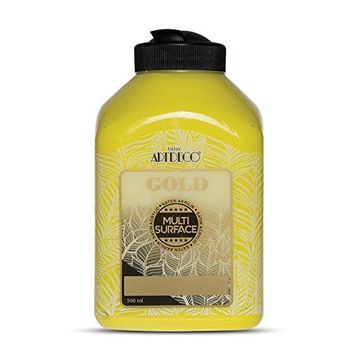 Artdeco Gold Multi Surface Saten 500ml 204 Limon Sarı Akrilik Boya