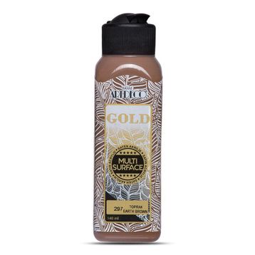 Artdeco Gold Multi Surface Satin 140ml 298 Toprak Akrilik Boya